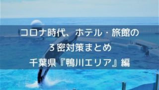 コロナ時代のホテル・旅館・観光スポットの３密対策まとめ：千葉県『鴨川エリア』編